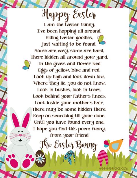 Free Printable Easter Bunny Letter Templates Pdf Word Writing To The Easter Bunny - Writing To The Easter Bunny