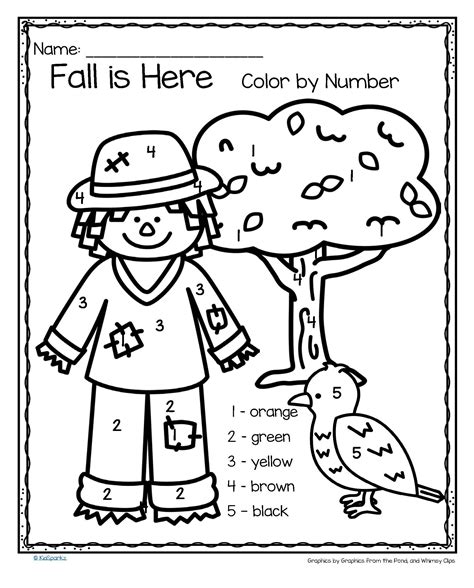 Free Printable Fall Color By Number Preschool Worksheets Paint By Number Preschool - Paint By Number Preschool