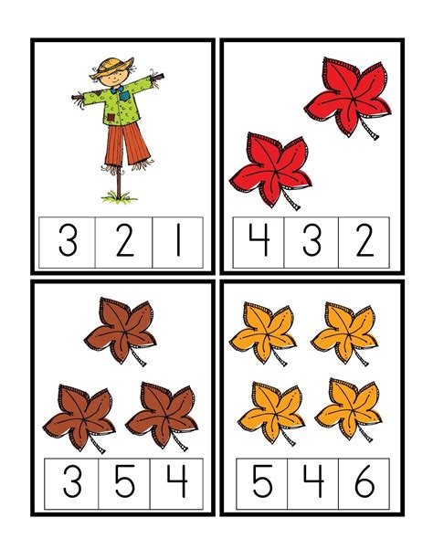 Free Printable Fall Matching Numbers Worksheet The Artisan Matching Numbers Worksheet - Matching Numbers Worksheet