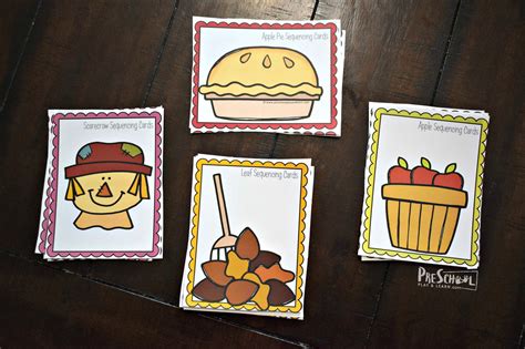 Free Printable Fall Sequencing Cards Activity For Preschoolers Preschool Sequencing Worksheets - Preschool Sequencing Worksheets