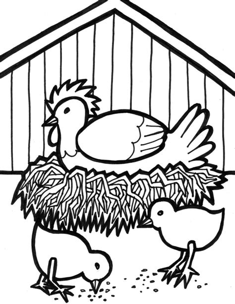 Free Printable Farm Animal Coloring Pages For Kids Farm Pictures To Colour - Farm Pictures To Colour