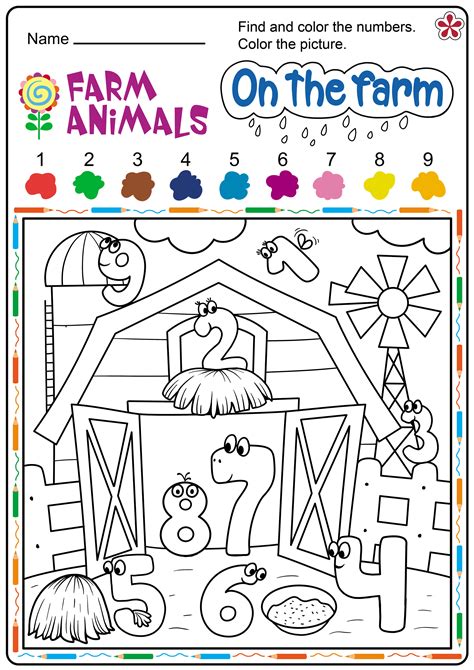Free Printable Farm Animal Worksheets For Preschoolers Preschool Farm Worksheets - Preschool Farm Worksheets