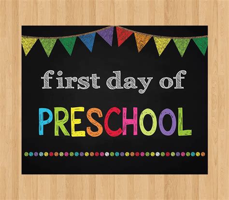 Free Printable First Day Of Preschool Signs Preschool Preschool Sign In Sheet - Preschool Sign In Sheet