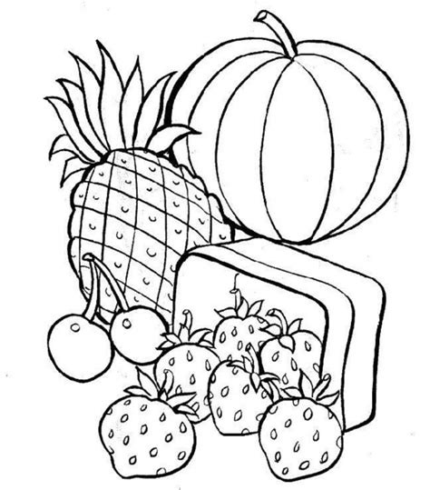 Free Printable Food Coloring Pages Coloring Pages For Adults Food - Coloring Pages For Adults Food