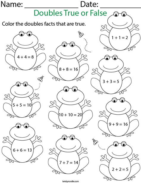 Free Printable Frog Math Worksheets 2nd 4th Grade Math Frog Grade 4 - Math Frog Grade 4