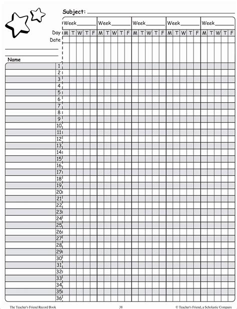 Free Printable Grade Sheet Free Printable Printable Grade Book Sheets - Printable Grade Book Sheets