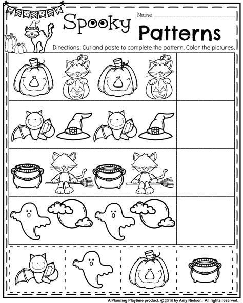 Free Printable Halloween Cutting Worksheets The Keeper Of Halloween Cut And Paste Crafts - Halloween Cut And Paste Crafts