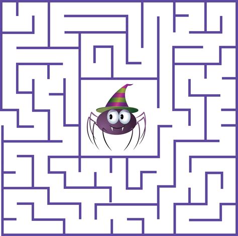 Free Printable Halloween Maze Worksheets For Kids Halloween Maze For Kids - Halloween Maze For Kids