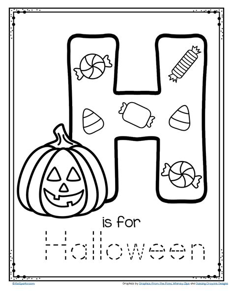 Free Printable Halloween Themed Letter H Coloring And Halloween Letter H Worksheet Preschool - Halloween Letter H Worksheet Preschool