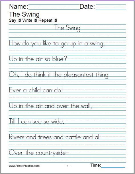 Free Printable Handwriting Worksheets For 4th Grade Quizizz 4th Grade Handwriting Practice - 4th Grade Handwriting Practice