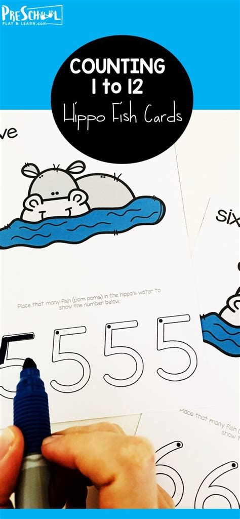 Free Printable Hippo Tracing Numbers 0 10 Mats 0 10 Preschool Worksheet - 0-10 Preschool Worksheet