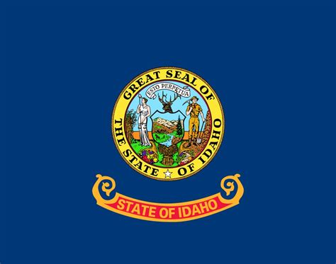 Free Printable Idaho State Flag Amp Color Book Idaho State Flag Coloring Page - Idaho State Flag Coloring Page