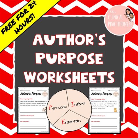 Free Printable Identifying The Authoru0027s Purpose Worksheets Quizizz Author S Purpose 4th Grade Worksheet - Author's Purpose 4th Grade Worksheet