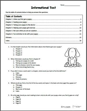 Free Printable Informational Text Worksheet We Are Teachers Informational Text Worksheet - Informational Text Worksheet