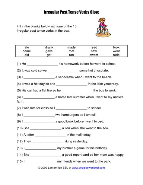 Free Printable Irregular Verbs Worksheets For 1st Grade Verbs Worksheet For Grade 1 - Verbs Worksheet For Grade 1