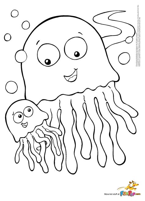 Free Printable Jellyfish Coloring Pages For Kids Jelly Fish Coloring Sheet - Jelly Fish Coloring Sheet
