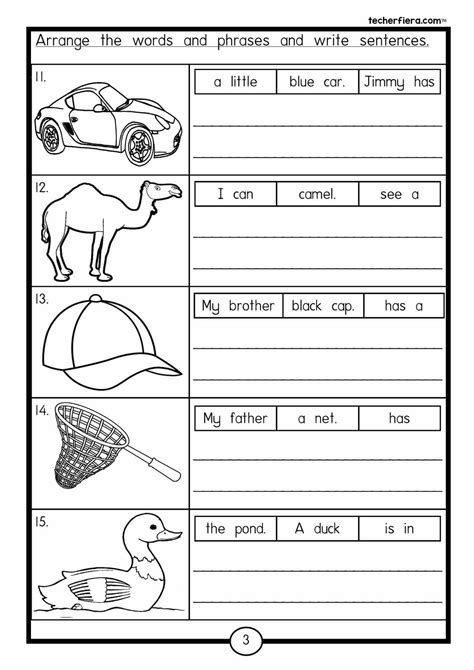 Free Printable Kindergarten Grammar Worksheets For Kids Kindergarten Grammar Worksheets - Kindergarten Grammar Worksheets