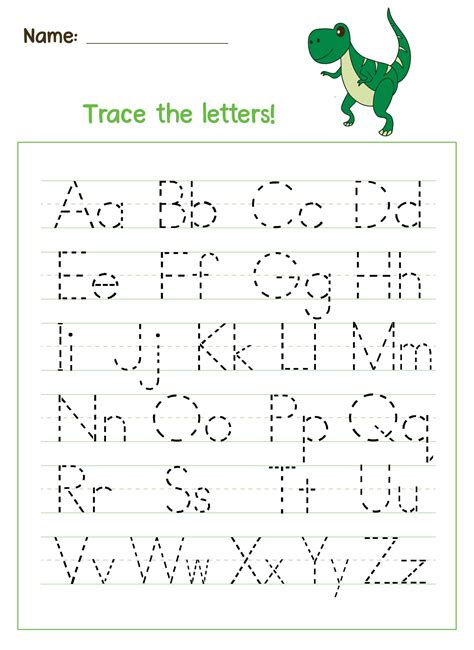 Free Printable Kindergarten Worksheets Letter