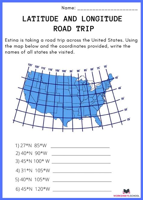 Free Printable Latitude And Longitude Worksheets For 6th 6th Grade Geography Questions - 6th Grade Geography Questions