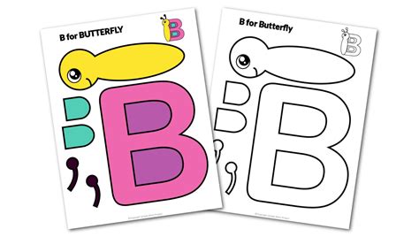 Free Printable Letter B Craft Template Simple Mom Letter B Print Out - Letter B Print Out