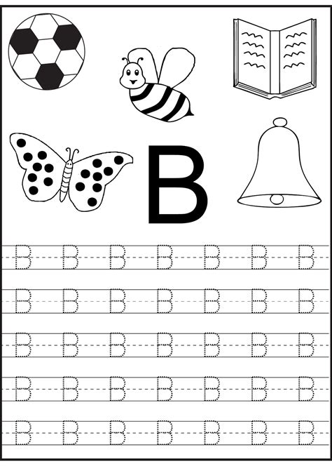 Free Printable Letter B Preschool Worksheets Letter B Worksheets For Preschool - Letter B Worksheets For Preschool