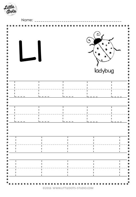 Free Printable Letter L Tracing Worksheets Letter L Tracing Worksheet - Letter L Tracing Worksheet