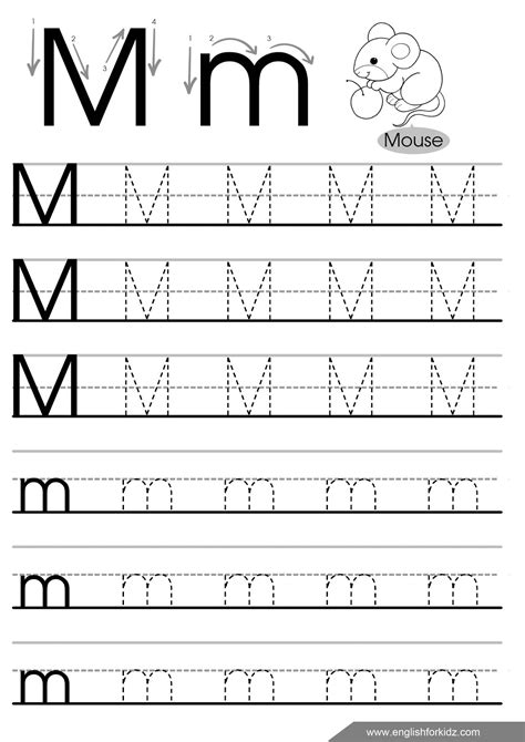 Free Printable Letter M Tracing Worksheet M Is Letter M Tracing Worksheet - Letter M Tracing Worksheet