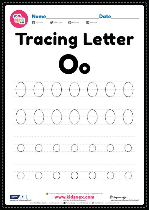 Free Printable Letter O Tracing Worksheet O Is Letter O Tracing Worksheets Preschool - Letter O Tracing Worksheets Preschool