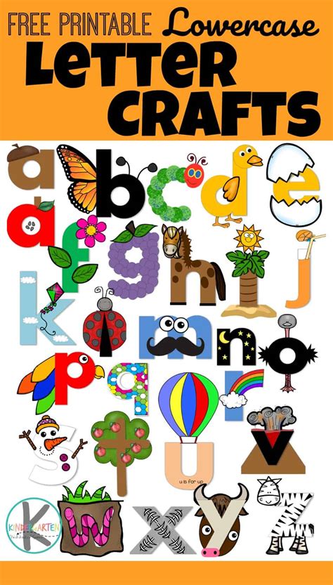 Free Printable Lowercase Alphabet Crafts Kindergarten Worksheets And Kindergarten Lowercase Letters Worksheets - Kindergarten Lowercase Letters Worksheets