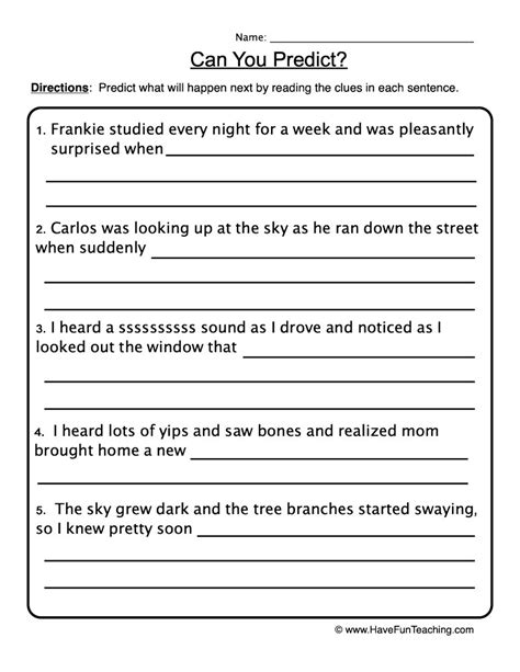 Free Printable Making Predictions Worksheets Quizizz Making Predictions Worksheets 1st Grade - Making Predictions Worksheets 1st Grade