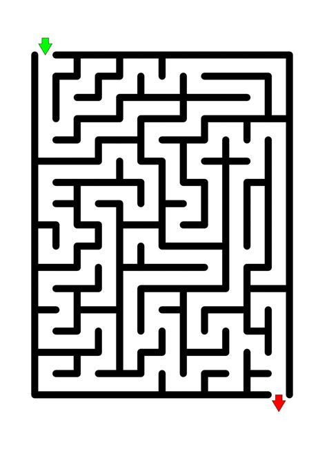 Free Printable Mazes For Kids Easy To Hard Math Maze Worksheets - Math Maze Worksheets