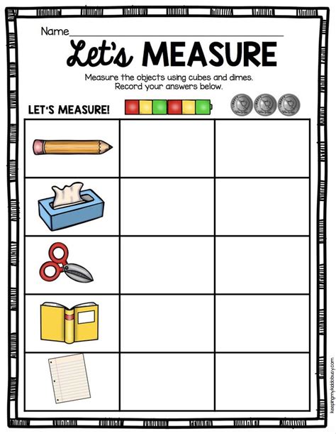 Free Printable Measurement Worksheets For Kids Splashlearn Measuring Objects Worksheet - Measuring Objects Worksheet