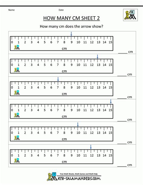 Free Printable Metric Measurement Worksheets For 2nd Grade Centimeters And Meters 2nd Grade - Centimeters And Meters 2nd Grade