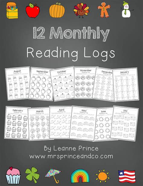 Free Printable Monthly Reading Log Kindergarten Reading Logs Printable - Kindergarten Reading Logs Printable