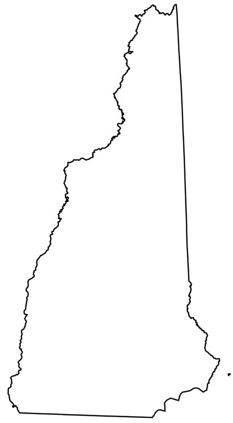 Free Printable New Hampshire State Outline Coloring Page New Hampshire Coloring Page - New Hampshire Coloring Page