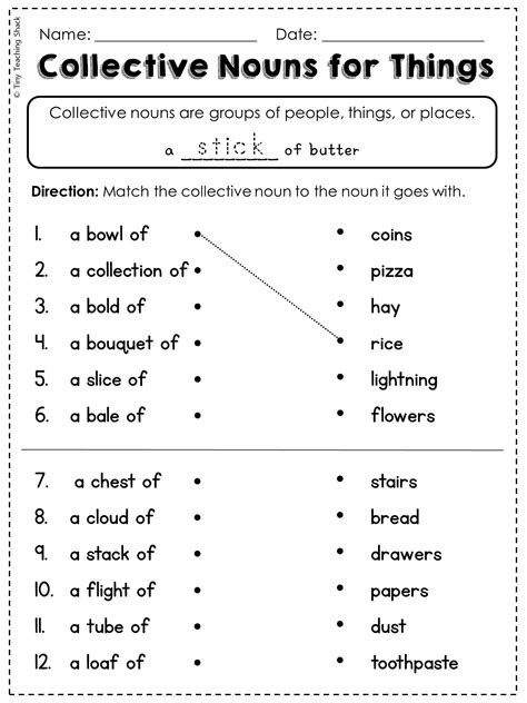 Free Printable Nouns Worksheets For 2nd Grade Quizizz Second Grade Noun Worksheets - Second Grade Noun Worksheets