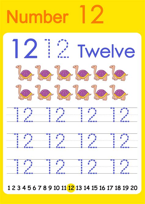 Free Printable Number 12 Worksheet Toddler Net Com Printable Number 12 Worksheet For Preschool - Printable Number 12 Worksheet For Preschool