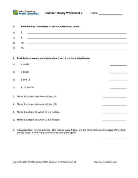 Free Printable Number Theory Worksheets For 4th Grade Number Relationship 4th Grade Worksheet - Number Relationship 4th Grade Worksheet
