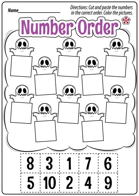 Free Printable Numbers Halloween Preschool Worksheets Number 5halloween Preschool Worksheet - Number 5halloween Preschool Worksheet