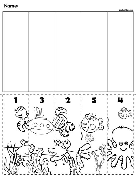 Free Printable Ocean Kindergarten Sequencing Worksheets Ocean Worksheets For Kindergarten - Ocean Worksheets For Kindergarten