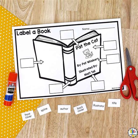 Free Printable Parts Of A Book Worksheets Printable Parts Of A Book Kindergarten - Printable Parts Of A Book Kindergarten