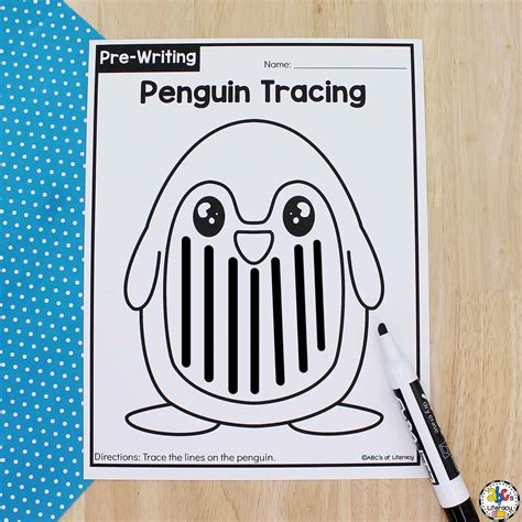 Free Printable Penguin Tracing Worksheets Penguin Worksheets For Kindergarten - Penguin Worksheets For Kindergarten