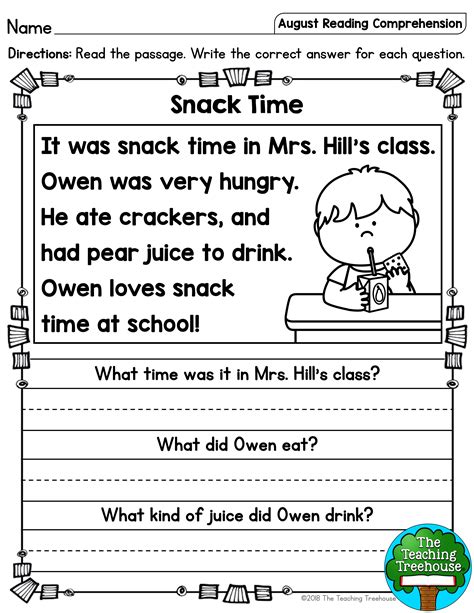 Free Printable Picture Comprehension Worksheets For 1st Grade Comprhension Worksheet 1st Grade - Comprhension Worksheet 1st Grade