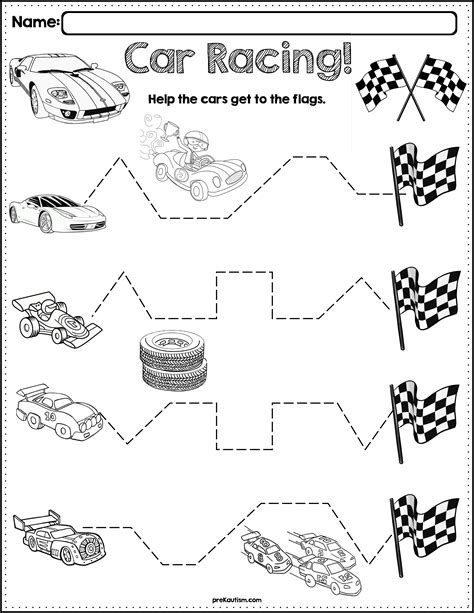 Free Printable Preschool Worksheets Car Themed Vehicles Worksheet For Preschool - Vehicles Worksheet For Preschool