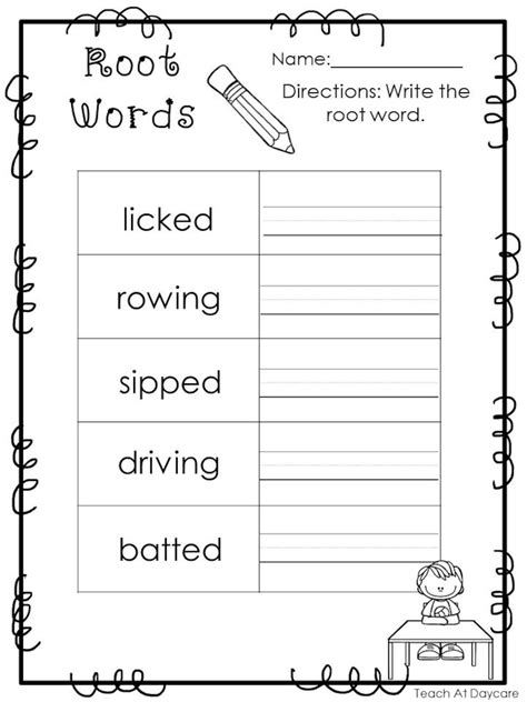 Free Printable Root Words Worksheets For 2nd Year Root Word Worksheets 2nd Grade - Root Word Worksheets 2nd Grade