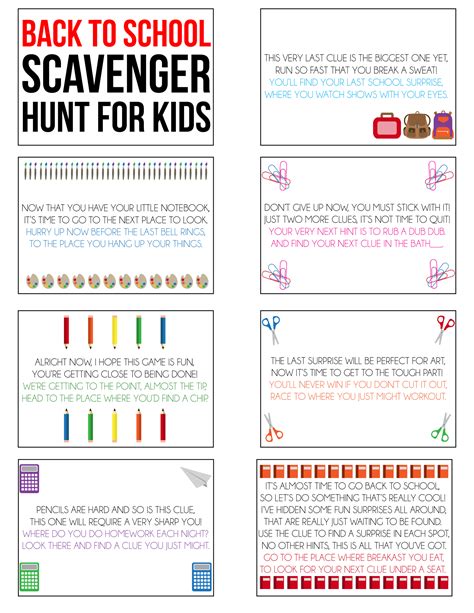 Free Printable School Scavenger Hunt For The Classroom First Day Of School Scavenger Hunt - First Day Of School Scavenger Hunt