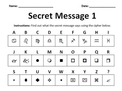 Free Printable Secret Message Worksheet Updated 2022 Mystery Message Worksheet - Mystery Message Worksheet