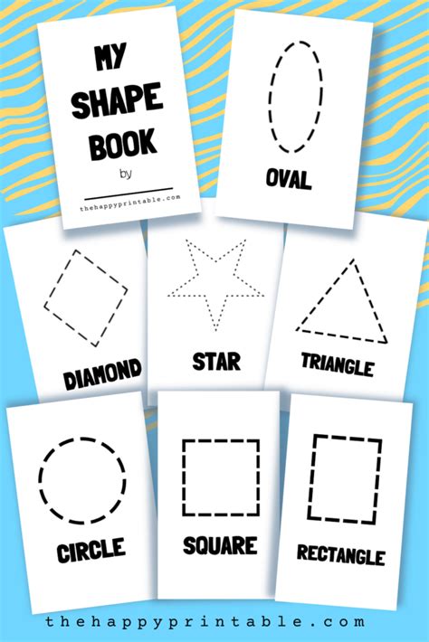 Free Printable Shapes Books For Preschool And Kindergarten Printable Parts Of A Book Kindergarten - Printable Parts Of A Book Kindergarten