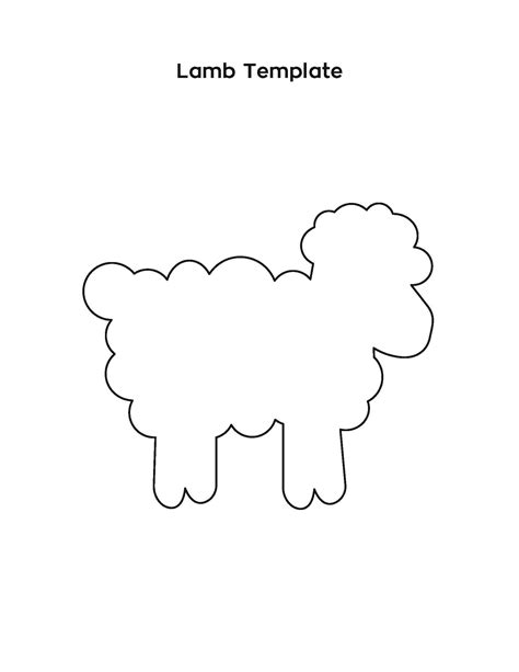 Free Printable Sheep Template Simple Mom Project Sheep Template For Preschool - Sheep Template For Preschool