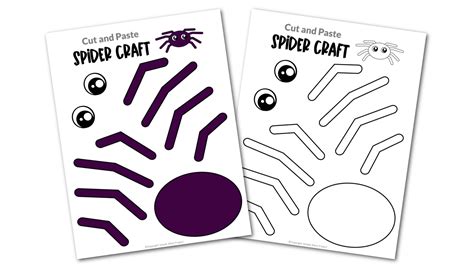 Free Printable Spider Craft Template The Artisan Life Spider Template For Preschool - Spider Template For Preschool